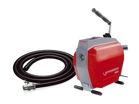 Машина переносная электрическая для прочистки труб R600  в комплекте со шлангом Машина переносная электрическая для прочистки труб R600  в комплекте со шлангом